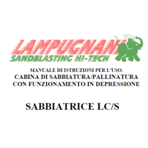 Manuale Sabbiatrice Lampugnani LC-S