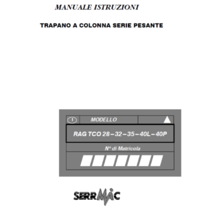 Trapano a colonna rag tco 28-40