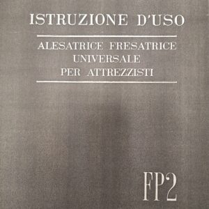 Manuale fresatrice universale per attrezzisti FP2