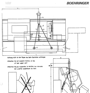 Tornio Boehringer VDF 180C , VDF 250C, VDF 400C