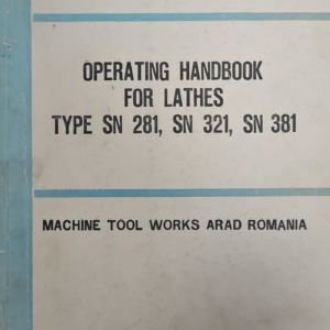 Manuale Tornio Mexim SN 281 - SN 321 - SN 381